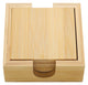 Bamboo Coaster Set