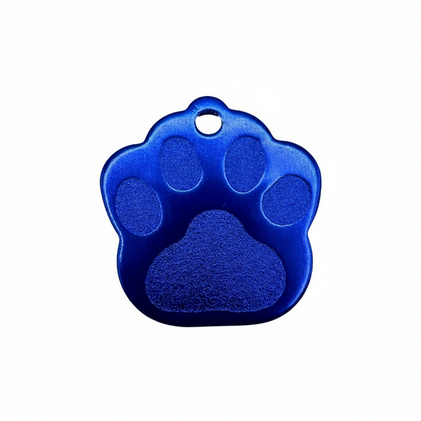 Engraved Paw-Shaped Pet Tags